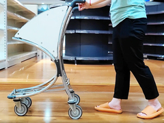 Alüminyum Havaalanı Bagaj Arabası ODM Tekerlekli Küçük Alışveriş Arabası