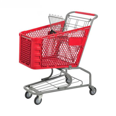 4 Tekerlekli Plastik Alışveriş Arabası ﻿Süpermarket Alışveriş Sepeti Taşınabilir El Arabaları ﻿