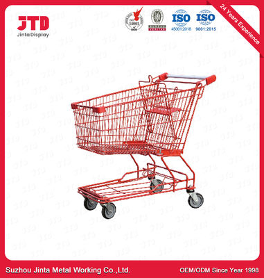 Özel Logolu Süpermarket Metal Alışveriş Arabası Yüzeyi