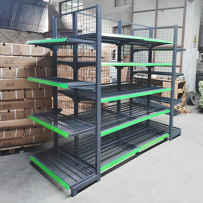 satın al Katman başına 30-80KG yük kapasitesi ve soğuk borulu çelik ile istikrarlı süpermarket ekran rafı online manufacture