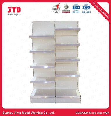 satın al 3FT 6FT Süpermarket Teşhir Rafları 80kgs 5 Katlı Beyaz Raf online manufacture