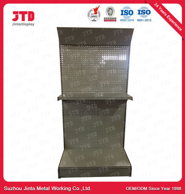 satın al 2 Katlı Mini Süpermarket Rafları Çelik Q195 Gri 900mm Raf online manufacture
