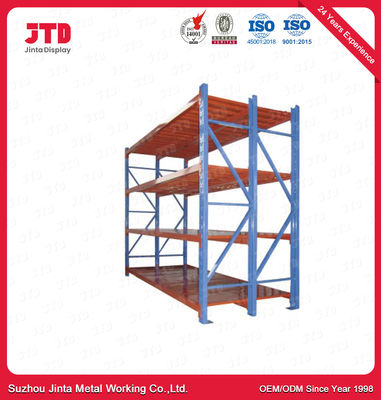 satın al 2 Tonluk Depo Metal Raflar OEM 4 Katlı Ağır Hizmet Raf Ünitesi online manufacture