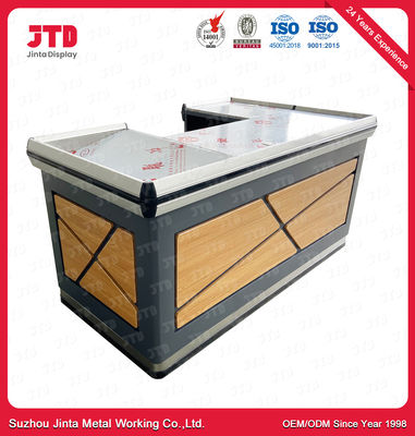 satın al Kahverengi Süpermarket Ödeme Sayacı 5FT 4FT Departman Mağazası Nakit Sayaç online manufacture