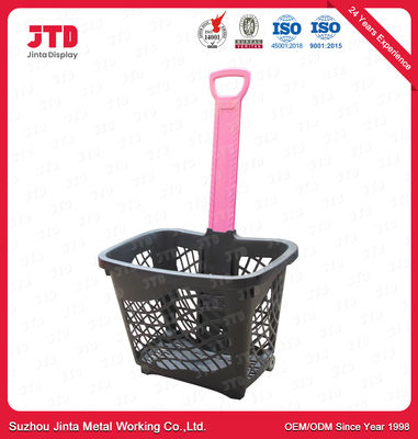 satın al 45L HDPP Plastik Arabalı Sepet 35kgs Yükleme Açılırken online manufacture