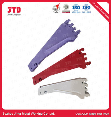 OEM Metal Teşhir Rafları Renkli Tekerlekli Toz Boyalı
