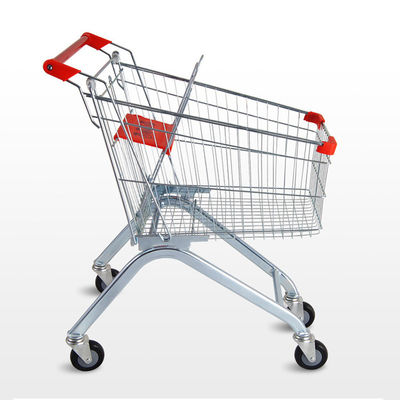 Dört Tekerlekli Metal Süpermarket Alışveriş Arabası Katlanabilir Talip Türü