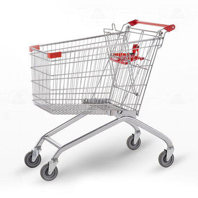 Süpermarket ve Mağazalar Metal Alışveriş Arabaları Tekerlekli Arabalar