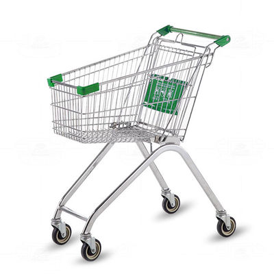 Uygun Özel Logos Metal Alışveriş Arabaları Süpermarket için araba 60L-240L