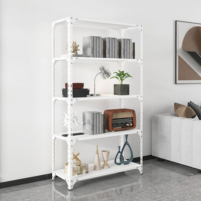 Özel Garaj Depolama Boltsuz Metal Rack 5 Katlı Ağır Güçlü Çelik Racking Birimi