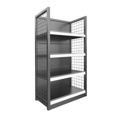 Süpermarket Kablo Ekran Raf Özel Perakende Mağaza Gondola Mesh Rack