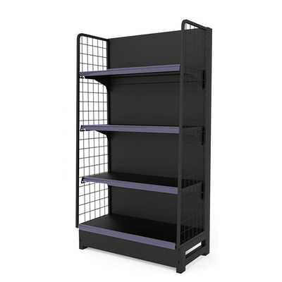 Uyum Mağazası Çift Taraflı Gondola Rafı Metal Süpermarket Rafları Rack