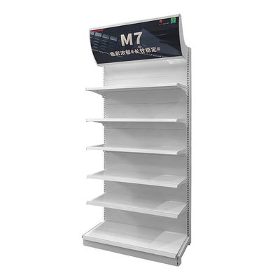 Gondola Tükantı rafı Ağır Süpermarket Metal raflar Ekran rafları OEM