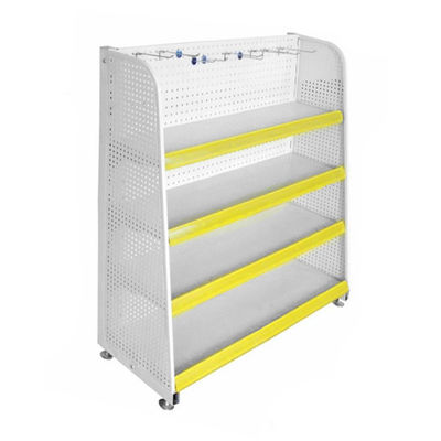 Mağaza Mağaza Süpermarket Ekipmanı için Serbest Dayanıklı Metal Gondola Ekran Rack