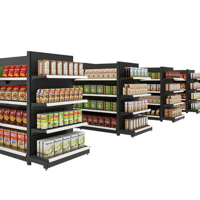OEM / ODM Metal Süpermarket Rafları Gondola Ekran Rafları Perakende Ürünleri için Mağaza Süpermarket