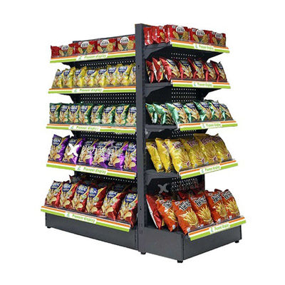 Süpermarket Perakende Mağazası Çift Taraflı Gondola Ekran Rafı Uygulama Mağazası Raf / Raf