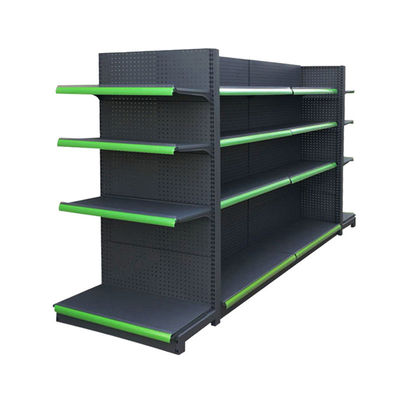 Özel Metal Perakende Raf Ekranı Supermarket Gondola Perakende Mağazası için Raf Rack