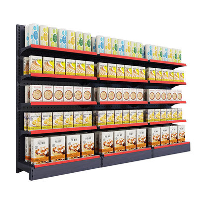 Özel Metal Perakende Raf Ekranı Supermarket Gondola Perakende Mağazası için Raf Rack