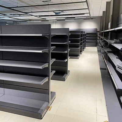 Kolay Kurulum Süpermarket Ekran rafları Özel yük kapasitesi 30-80KG/katman