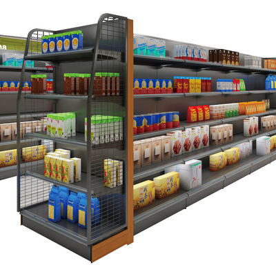 Modern Tarzı Süpermarket Rack Sistemi Üretim Rackı Özel Renkli Racking