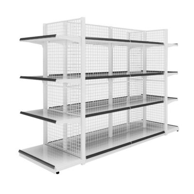 Modern stil perakende raf sistemi sergi rafı için soğuk yuvarlanmış çelikten yapılmıştır
