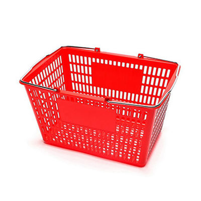 Dayanıklı Plastik El Alışveriş sepet 450*330*250mm Eczane Süpermarket Bakkal için
