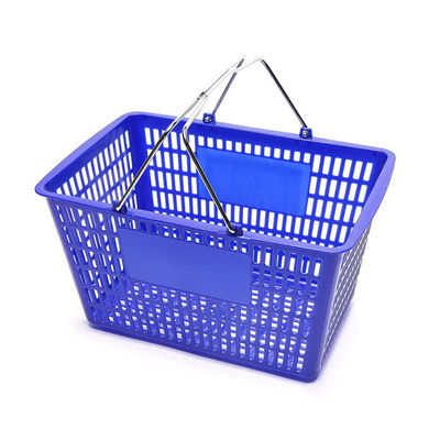 Dayanıklı Plastik El Alışveriş sepet 450*330*250mm Eczane Süpermarket Bakkal için