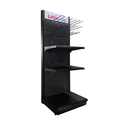 Metalik Araç Ekran Rack Grocery Store Perforated Back Panel Pegboard Donanım Ekran Rack