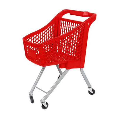 4 tekerlekli plastik alışveriş arabası kolay hareketli süpermarket Çocuk alışveriş arabası