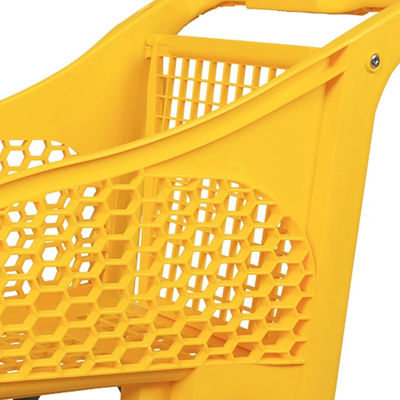 4 tekerlekli plastik alışveriş arabası kolay hareketli süpermarket Çocuk alışveriş arabası