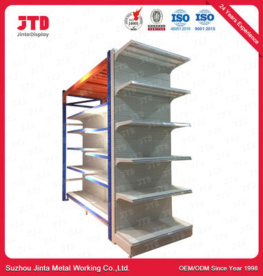 2400mm Ağır Hizmet Tipi Metal Raf Çelik Q195 Hipermarket Rafı