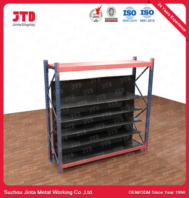 Katman Başına 800 Kg Süpermarket Rafı Çelik Q195 Derinlik 900MM Toz Boyalı