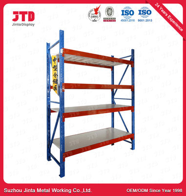 1 Ton / Katmanlı Süpermarket Rafı Çelik Raflı veya Rafsız Derinlik 1200MM